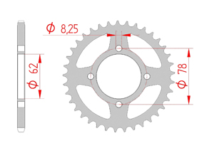 KIT STEEL SUZUKI LT-A 50 2002-2006 MX Racing