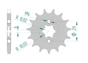 KIT STEEL SUZUKI RT 80 OVNI Standard