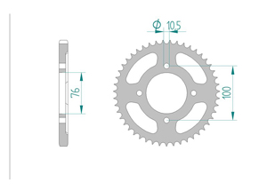 KIT STEEL SUZUKI RG 125 F WOLF 1992-1995