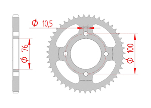 KIT STEEL SUZUKI RGF 125 GAMMA/FUN 1992-1994 Reinforced Xs-ring