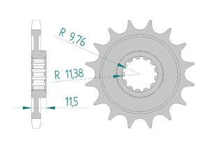 KIT STEEL SUZUKI DR 125 S 1985-1994 Standard