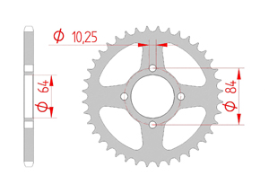 KIT STEEL SUZUKI LT 230 S 1985-1989 Reinforced Xs-ring