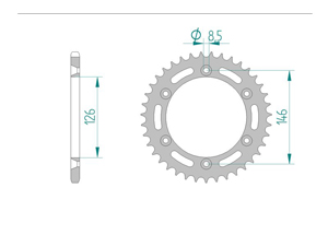 KIT STEEL SUZUKI DR 350 SE-T 1996-1999