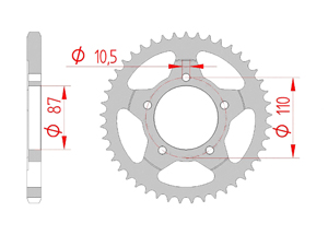 KIT STEEL SUZUKI GSX 400 XS IMPULSE 1988-1993 Reinforced Xs-ring