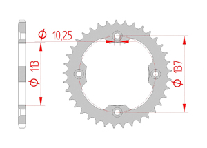 KIT STEEL SUZUKI 450 LT-R QUADRACER 06-07 Super Reinforced Xs-ring