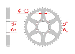 KIT STEEL SUZUKI T 500 Reinforced Xs-ring