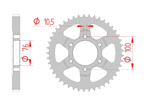 KIT STEEL SUZUKI GS 550 E/ES 1983-1986