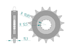 KIT STEEL RUB SUZUKI GSR 600 2006-2010 Reinforced Xs-ring