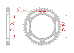 KIT STEEL SUZUKI DR 650 SE 1996-2008 Reinforced Xs-ring