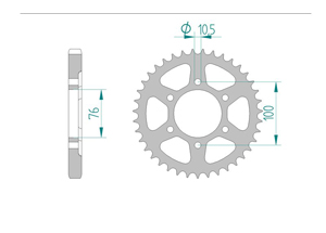 KIT STEEL SUZUKI GS 700 E/ES 1985