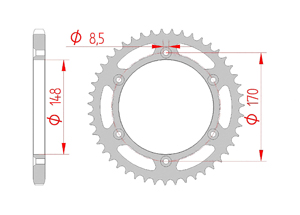 KIT STEEL SUZUKI DR 800 S 1994-1996 Reinforced Xs-ring