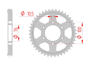 KIT STEEL SUZUKI GSX 1100 F 1987-1988