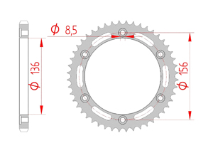 KIT STEEL AJP 125 PR4 ENDURO 2004-2011 MX Racing