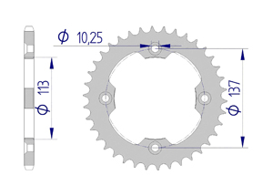 KIT ALU SUZUKI LT-R 450 QUADRACER 06-07 Super Reinforced Xs-ring