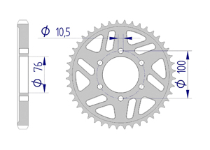 KIT ALU SUZUKI GSX R 750 1990-1991 Super Reinforced Xs-ring