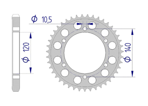 KIT ALU SUZUKI GSXR 750 1996-1997