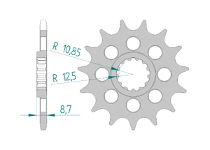 KIT ALU RAC SUZUKI GSXR 750 #520 88-89