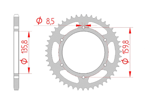 KIT STEEL BMW G 310 R 2016-2019 Standard Xs-ring