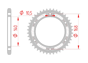 KIT STEEL BMW F 800 R 2015 Reinforced Xs-ring