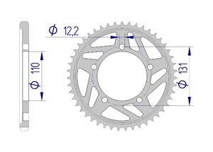 KIT ALU BMW S 1000 RR 2009-2011 Hyper Reinforced Xs-ring