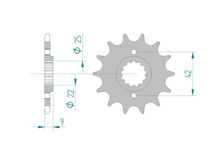 KIT STEEL KAWASAKI KLR 500 1988