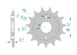 KIT STEEL KAWASAKI KL 500 A1-A2-B1 Reinforced Xs-ring