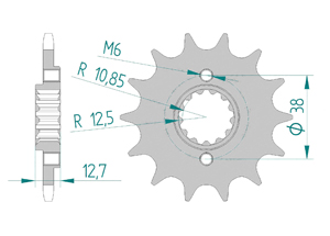 KIT STEEL KAWASAKI KL 500 B2 1990 Reinforced Xs-ring