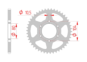 KIT STEEL KAWASAKI ER 6 N 2005-2014