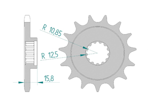 KIT STEEL KAWASAKI ZX-6R/ZX 636 1998-2002 Super Reinforced Xs-ring