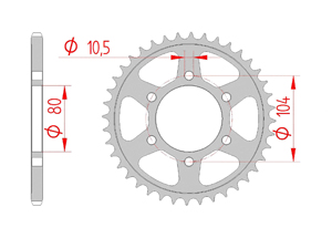 KIT STEEL KAWASAKI ZX-6R (636) 03-04 Hyper Reinforced Xs-ring