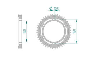 KIT STEEL KAWASAKI GPZ 900 1984-1986 USA