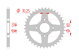 KIT STEEL E-TON CHALLENGER 150 CXL Reinforced Xs-ring