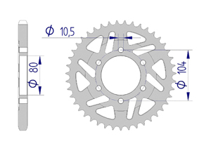 KIT ALU KAWASAKI ZX6 R 1998-2002 Super Reinforced Xs-ring