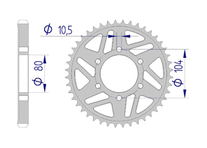 KIT ALU KAWASAKI ZXR 750 1990 Reinforced Xs-ring