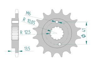 Front sprocket Chain 520