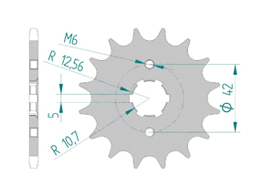 Front sprocket 520 Yamaha