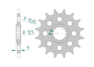 Front sprocket Chain 520