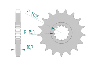 Front sprocket 532 Yamaha