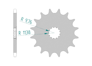 Front sprocket Chain 520