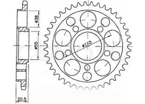 Rear sprocket Ducati