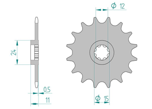 KIT STEEL APRILIA 50 AF-1 EUROPA,FUTURA 90-91