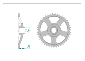 KIT STEEL APRILIA 50 AF-1 EUROPA,FUTURA 90-91