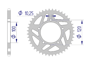 KIT ALU APRILIA 125 RS 2006-2011 Reinforced Xs-ring