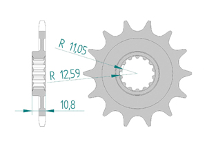 KIT ALU APRILIA 550 RXV 2006-2008 Reinforced Xs-ring