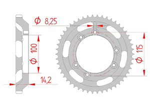 KIT STEEL BETA 50 RR SM 99-00 Standard