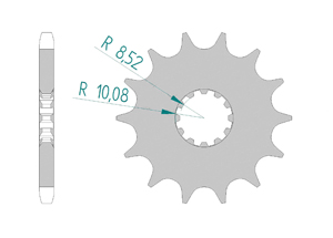 KIT STEEL BETA 50 RR SM #428 2012-2015 Reinforced Xs-ring