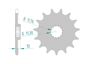 KIT STEEL BETA 350 JONATHAN 01-02 Reinforced Xs-ring