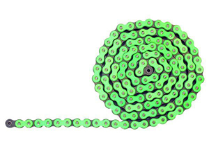 420 Hyper Reinforced 132 links - Green Fluo links