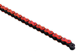 420 Hyper Reinforced 132 links - Red Fluo links