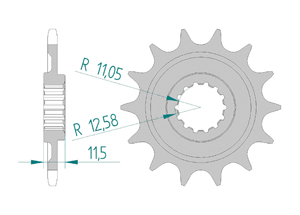 KIT ALU SHERCO SEF 510 END 2006-2011 Super Reinforced Xs-ring